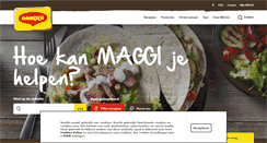 Desktop Screenshot of maggi.nl